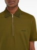 zip collar polo