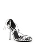 Silver Origami 100 Metallic Sandals