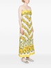 Gisela printed linen maxi dress 