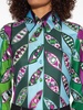 Girandole-print silk shirt