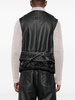 V-neck layered gilet