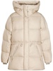 padded hooded coat