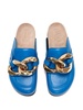 Chain loafer mules