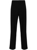 two-way tapered wool trousers