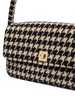 Nico houndstooth logo-clasp shoulder bag