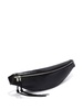 smooth-grain leather belt bag