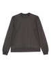 semi-sheer fine-knit jumper