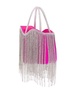 Ivy crystal-fringe mini bag