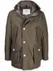 hooded padded coat