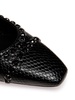 Sylt snakeskin-embossed slingback pumps