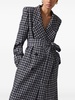 check-pattern coat 