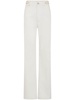 paillette-embellished flared jeans