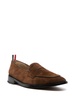 Varsity suede penny loafers