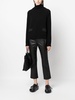 panelled roll-neck jumper