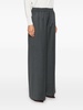 Wide virgin wool pants