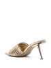 Giana 90mm metallic mules