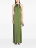 halterneck maxi dress