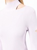 cut-out high-neck jumper