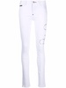 Signature embellished skinny jeans