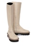 Bumper knee-length boots