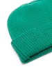 ribbed-knit wool beanie