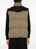 padded tricot wool gilet