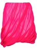 Pink Bubble Silk Mini Skirt