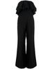 puffball-design strapless jumpsuit