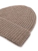 ribbed cashmere beanie