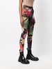 floral-print leggings