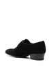 almond-toe suede monk shoes