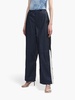 panelled wide-legged trousers