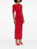 La Robe Drapeado draped maxi dress