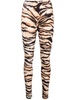 tiger-print high-waisted leggings