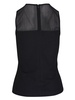 sleeveless mesh tank top