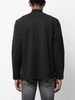 mock-neck cotton long-sleeve top