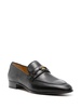 Black Horsebit Interlocking G Leather Loafers