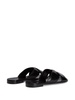 Flavio leather flat slides