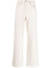 D'Arcy paint-splatter wide-leg jeans