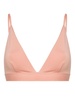 Triangle fine-ribbed bra