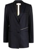 striped wool blazer