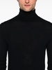 ribbed-knit roll-neck jumper