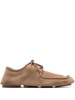 lace-up suede derby shoes