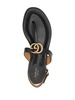 Double G leather thong sandals