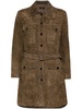 suede leather coat