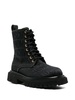 logo-jacquard ankle boots