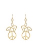 peace-detail earrings