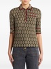 half-sleeves jacquard polo shirt