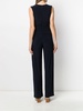 draped straight-leg jumpsuit