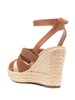 braided-wedge heeled sandals